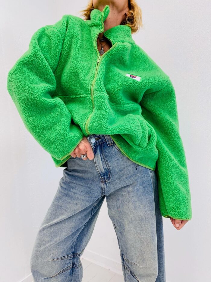 Veste Polaire Zippée Effet Moumoute – Image 1